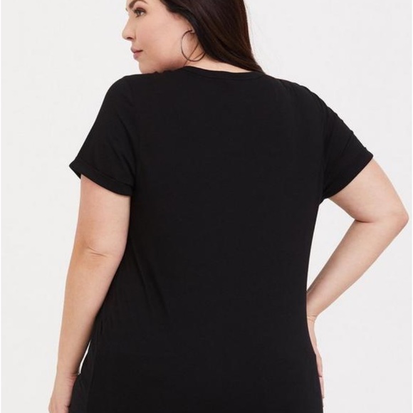 Torrid Black Choker Tee - Picture 3 of 4